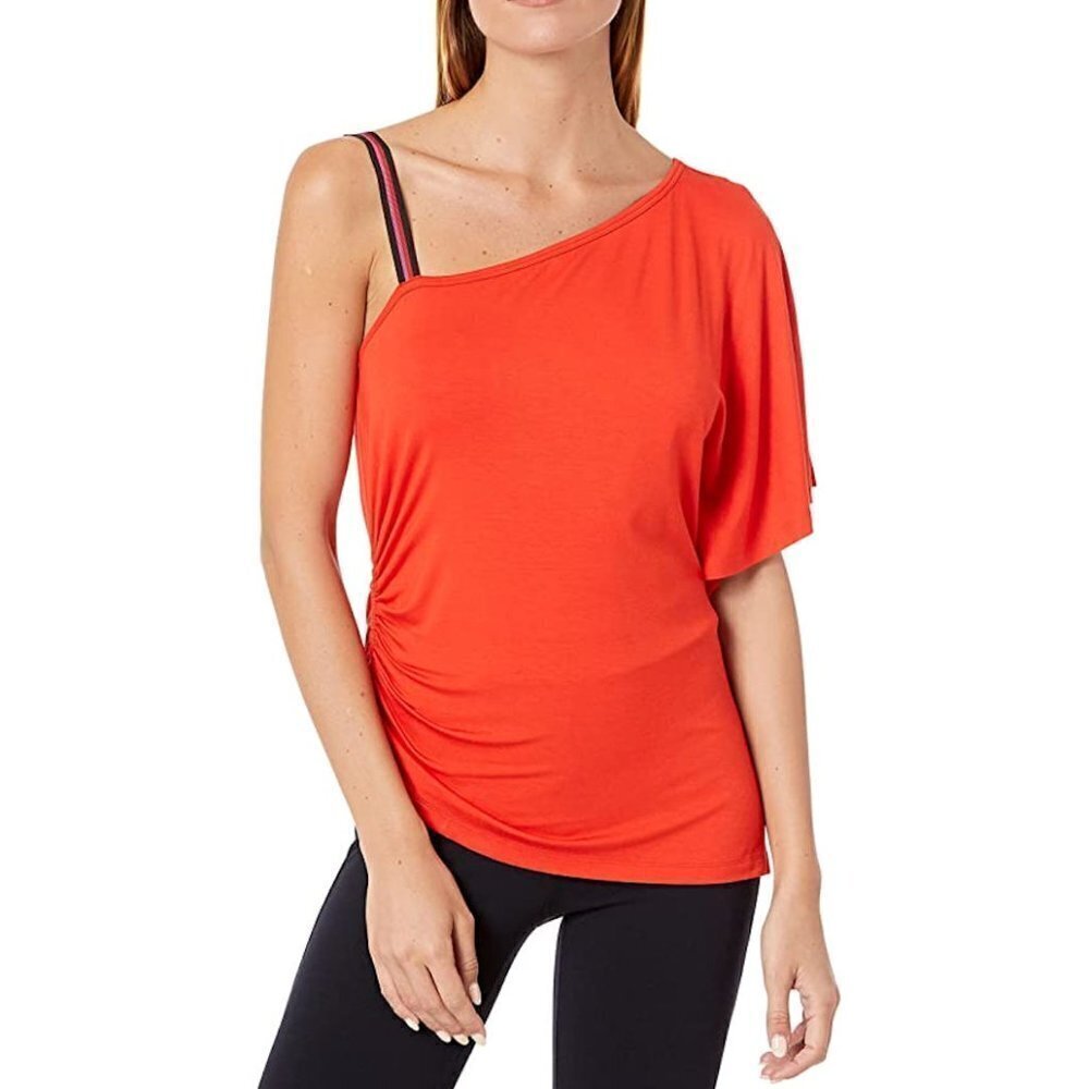 Trina Turk Women's One Shoulder top, Lava Size: XL - NWT